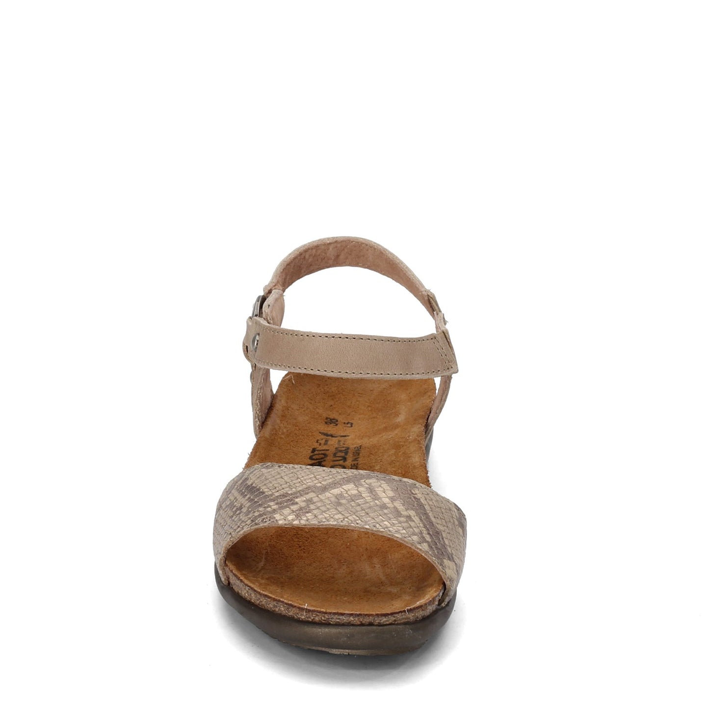Peltz Shoes  Women's Naot Sabrina Sandal NATURAL SNAKE 7437-YE9