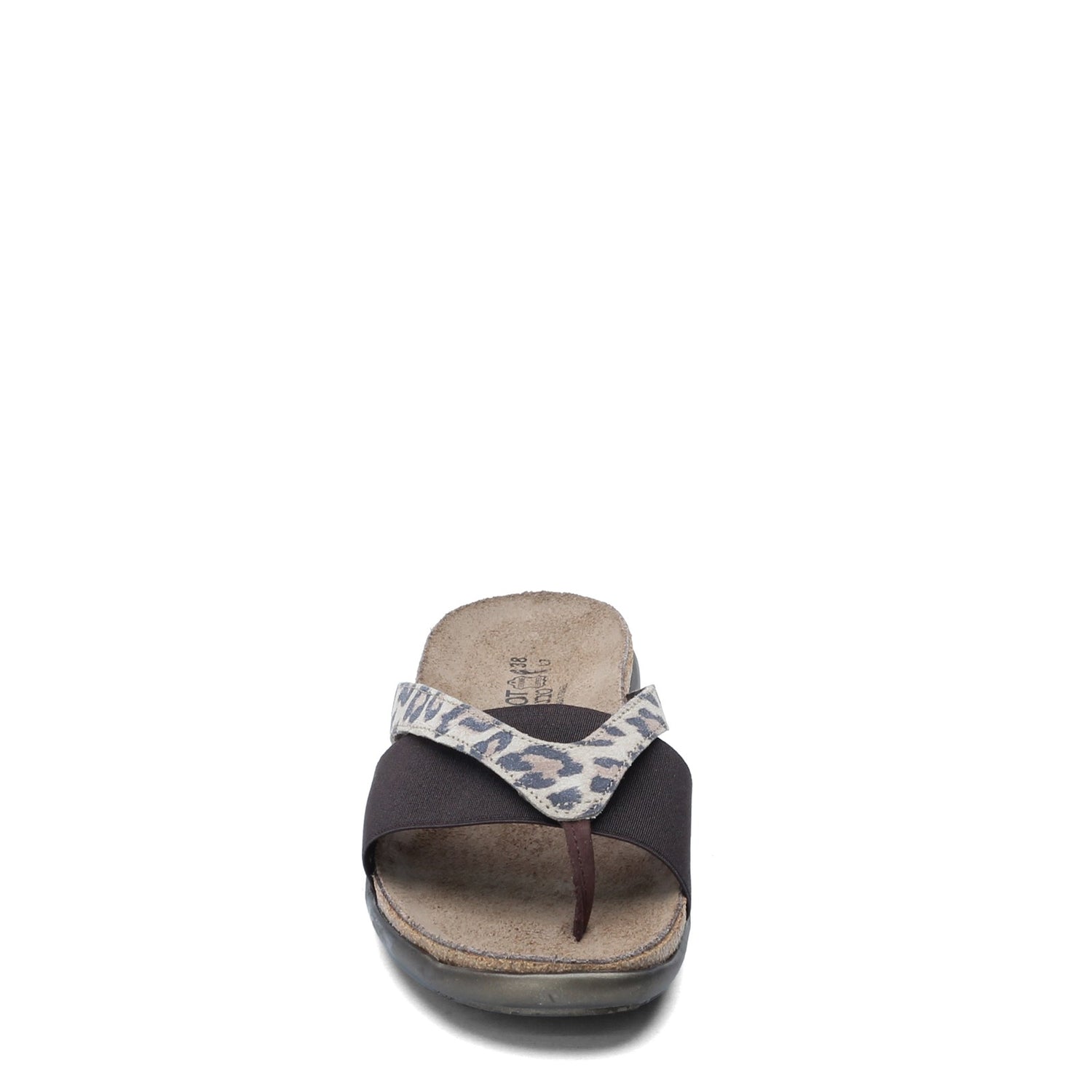 Peltz Shoes  Women's Naot Penelope Sandal Brown CHEETAH 7442-SJA
