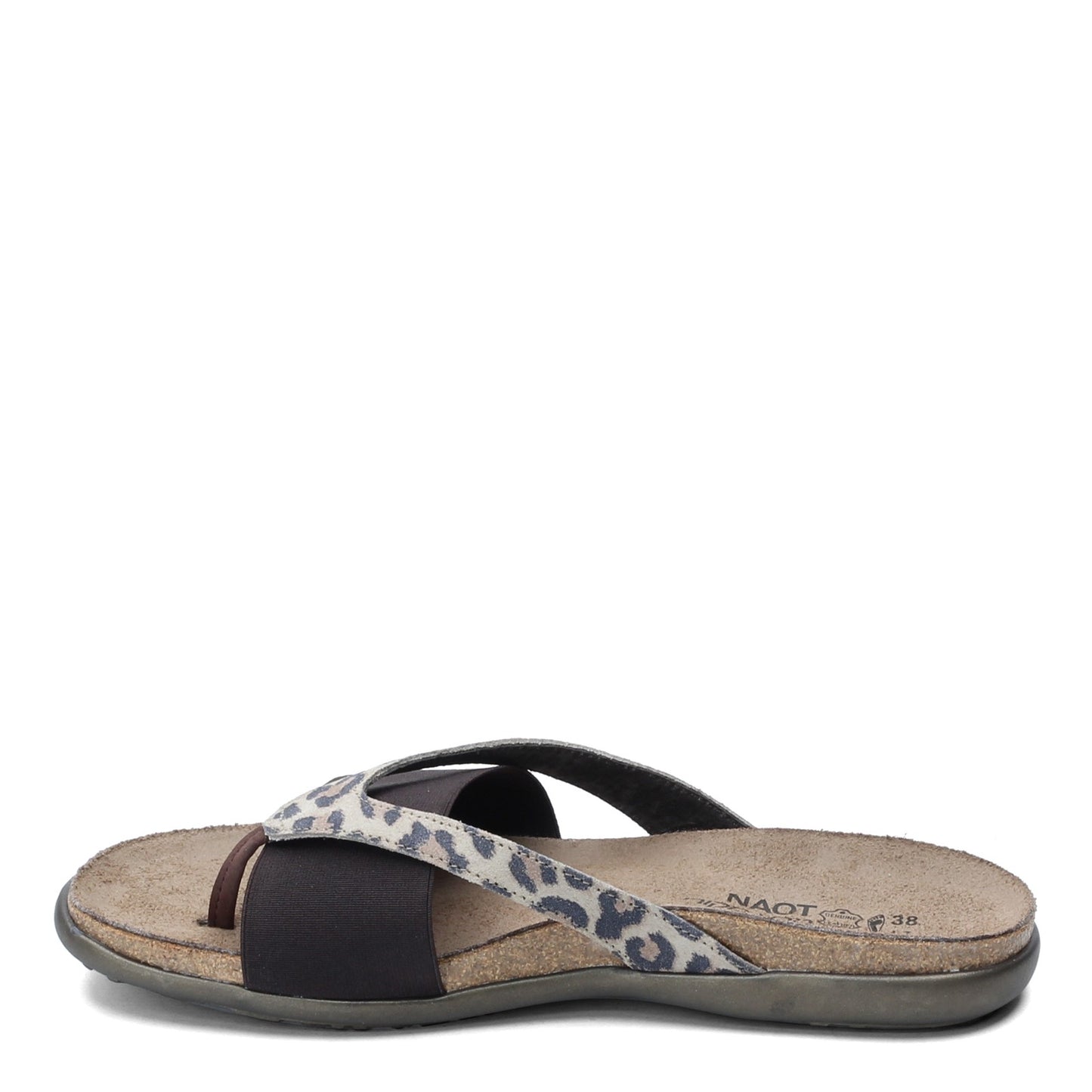 Peltz Shoes  Women's Naot Penelope Sandal Brown CHEETAH 7442-SJA