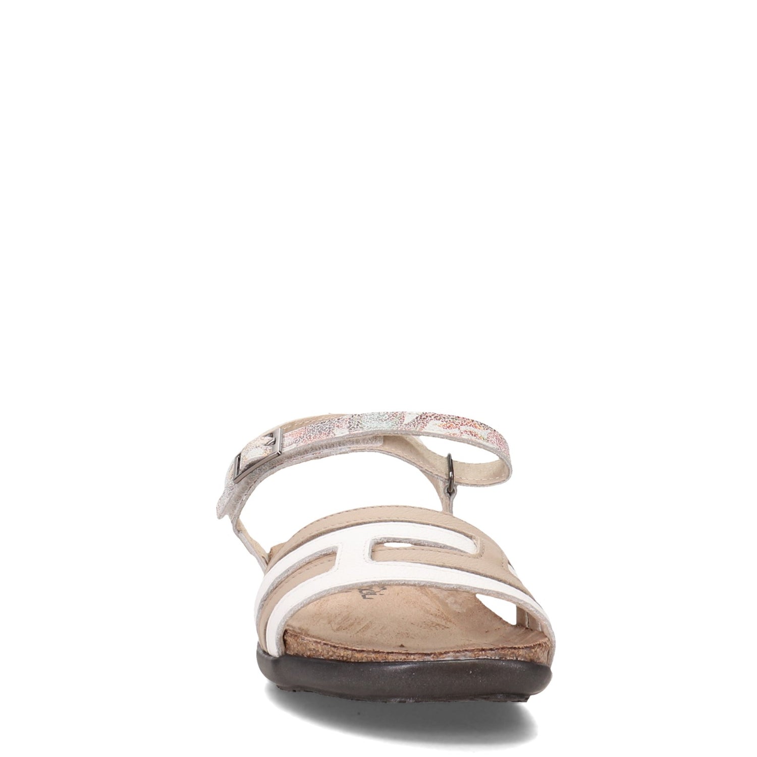 Peltz Shoes  Women's Naot Lucy Sandal WHITE / BEIGE 7458-WEO