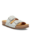 Peltz Shoes  Women's Naot Santa Barbara Slide Sandal TEAL 7500-GAB