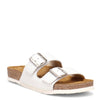 Peltz Shoes  Women's Naot Santa Barbara Slide Sandal White LEATHER 7500-H63