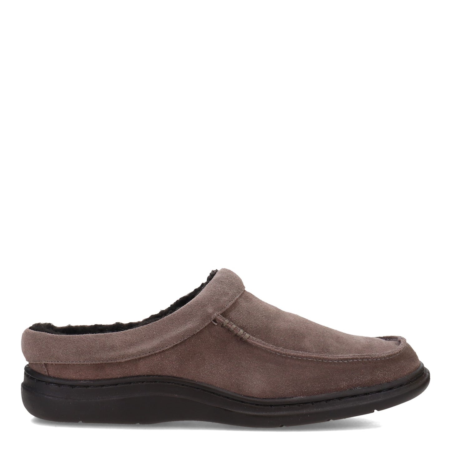 Peltz Shoes  Men's L.B. Evans Edmonton Slipper GRAY 7530