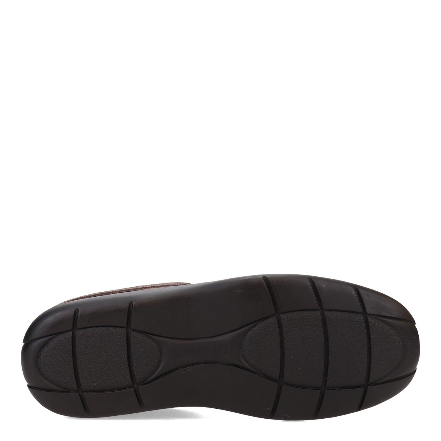 Peltz Shoes  Men's L.B. Evans Edmonton Slipper GRAY 7530