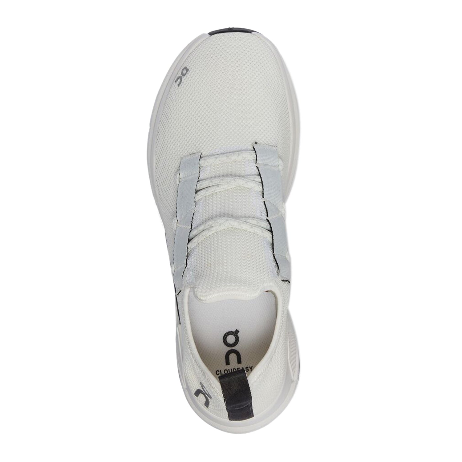 Peltz Shoes  Men's On Running Cloudeasy Sneaker WHITE BLACK 76.98444