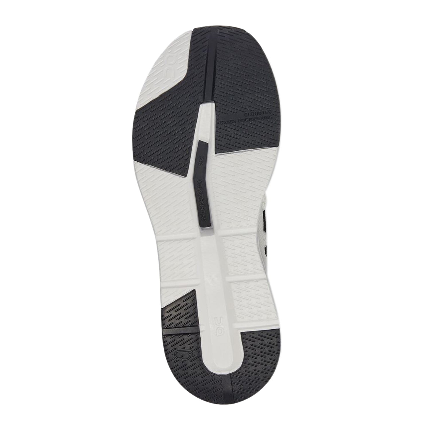 Peltz Shoes  Men's On Running Cloudeasy Sneaker WHITE BLACK 76.98444