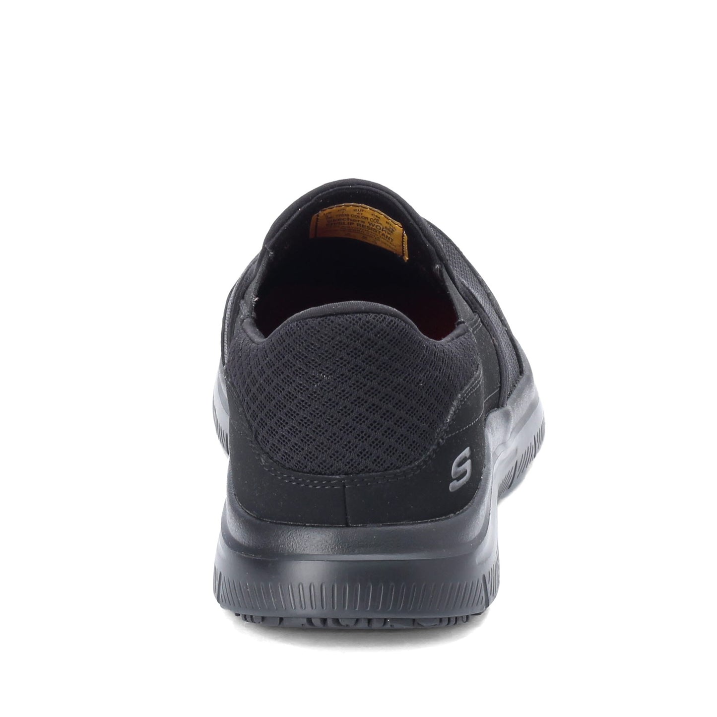 Peltz Shoes  Men's Skechers Flex Advantage McAllen SR Work Shoe BLACK 77048-BLK