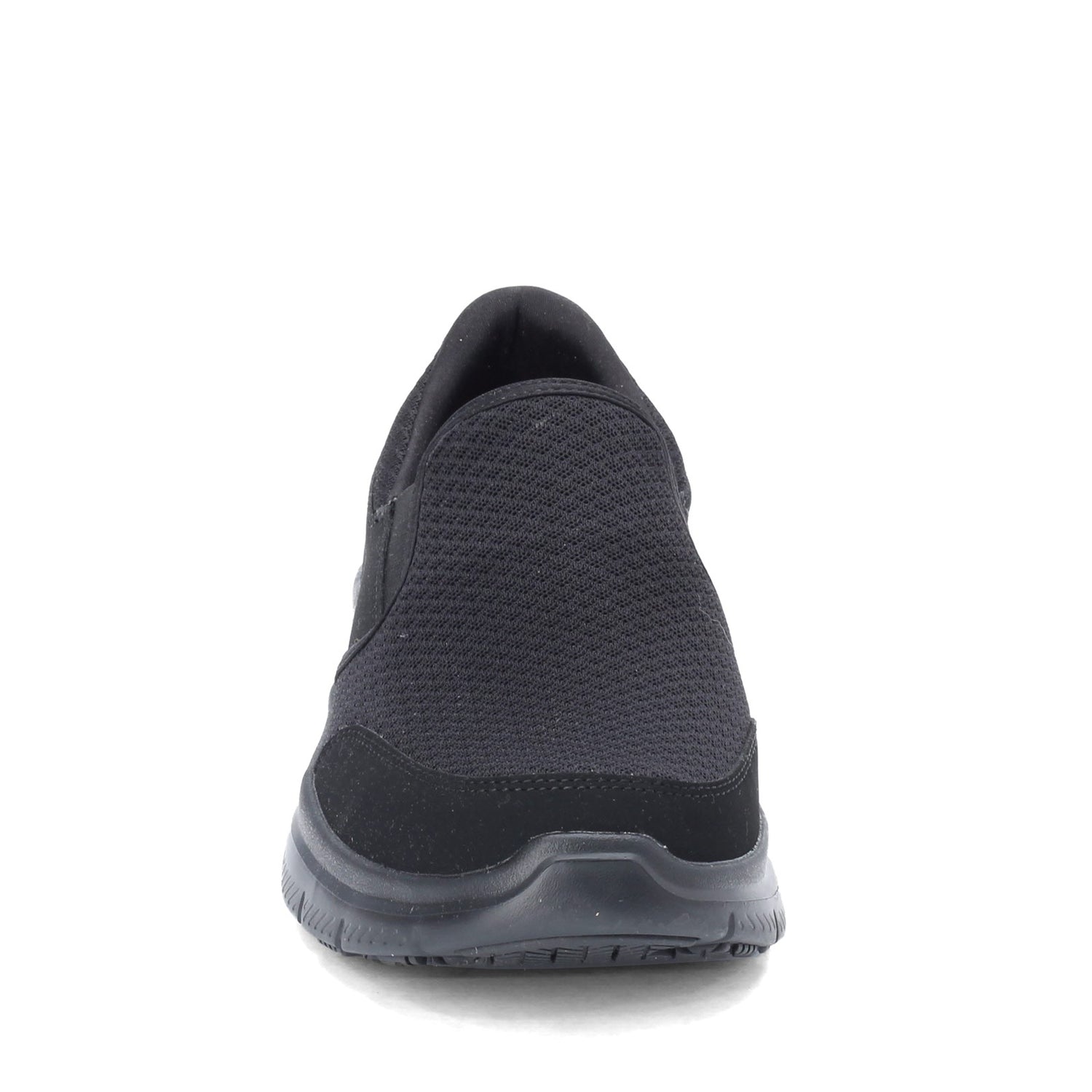 Peltz Shoes  Men's Skechers Flex Advantage McAllen SR Work Shoe - Wide Width Black 77048EW-BLK