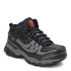 Peltz Shoes  Men's Skechers Work Relaxed Fit: Holdredge - Rebem ST Boot Black/Charcoal 77108-BKCC