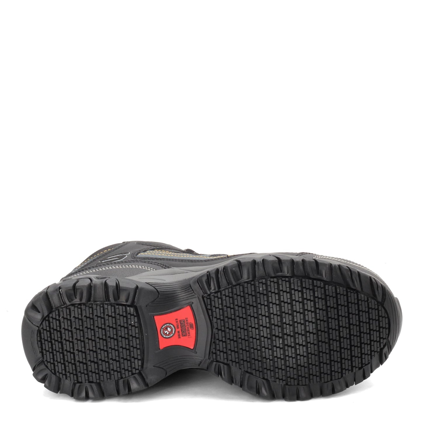 Peltz Shoes  Men's Skechers Work Relaxed Fit: Holdredge - Rebem ST Boot Black/Charcoal 77108-BKCC