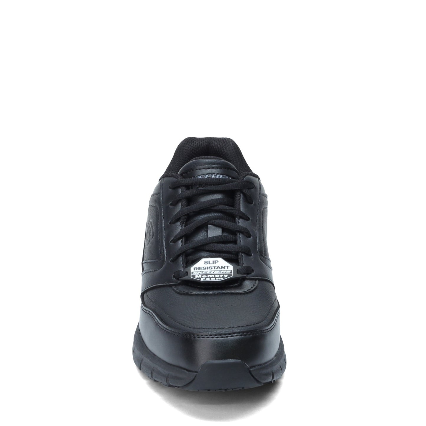 Peltz Shoes  Men's Skechers Nampa SR Work Shoe - Wide Width Black 77156W-BLK
