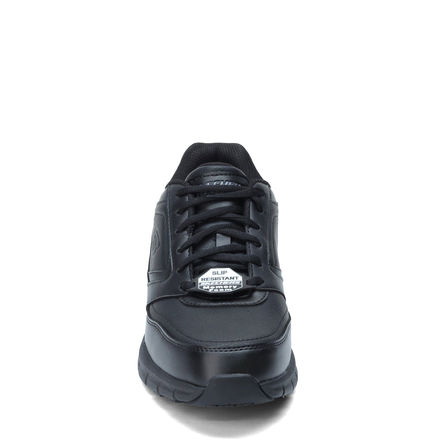 Peltz Shoes  Men's Skechers Nampa SR Work Shoe - Wide Width Black 77156W-BLK