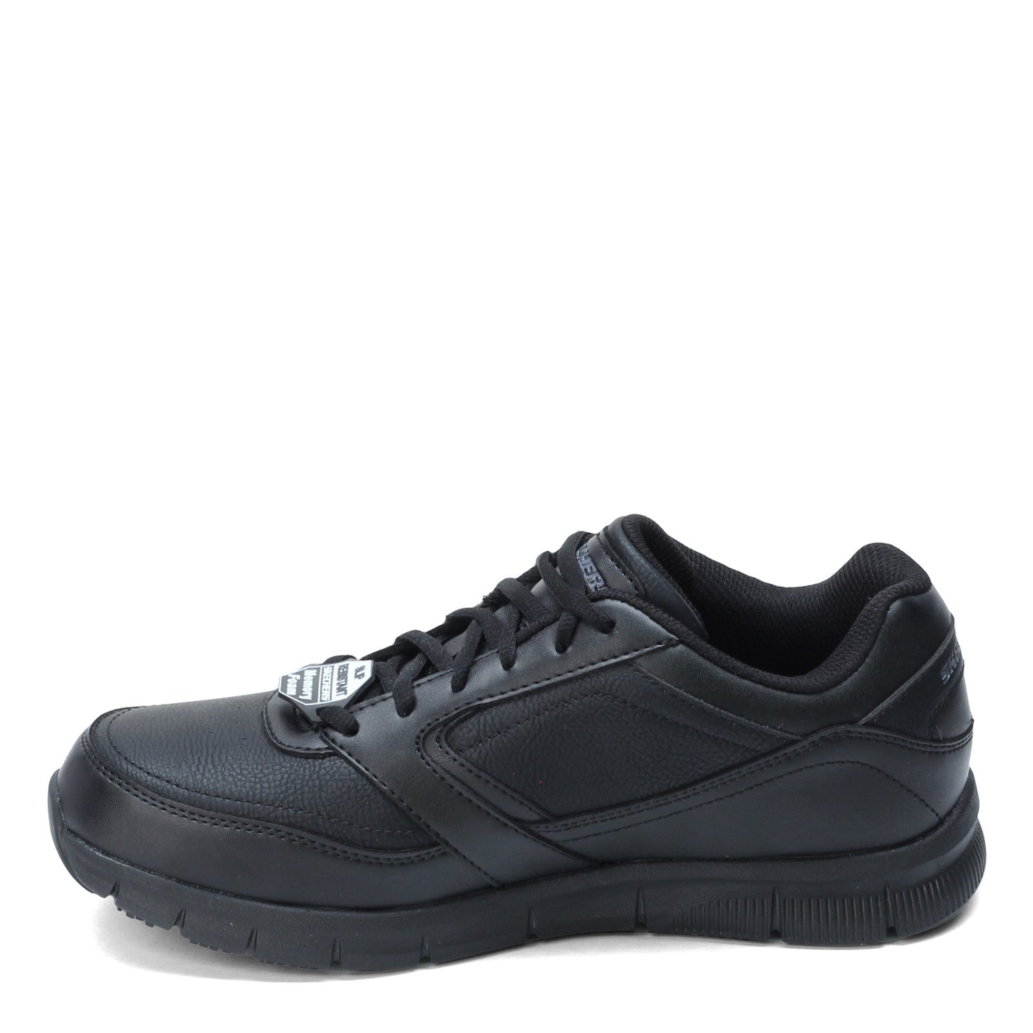 Peltz Shoes  Men's Skechers Nampa SR Work Shoe - Wide Width Black 77156W-BLK