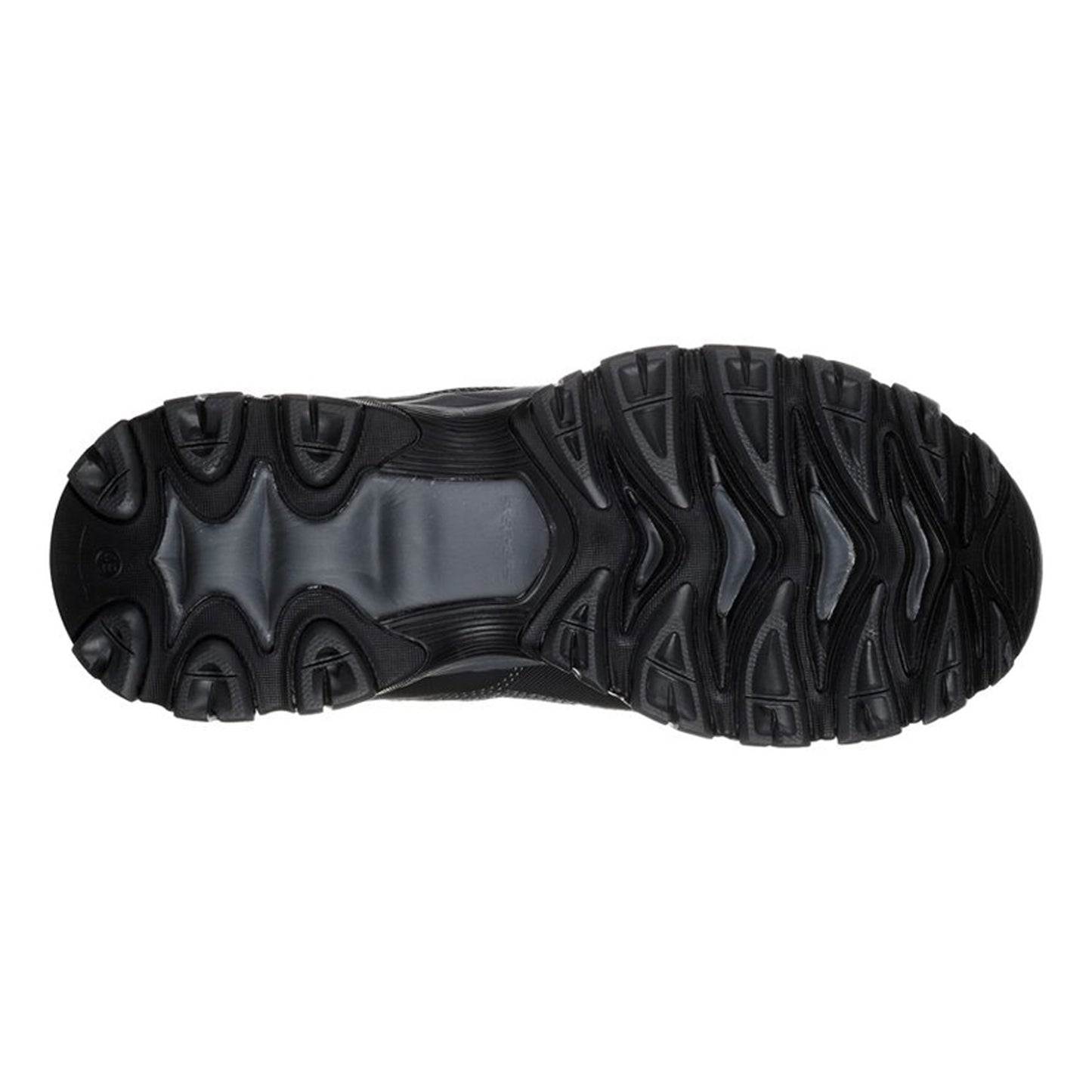 Peltz Shoes  Men's Skechers Cankton - Ebbitt Steel Toe Work Shoe Black 77161-BLK