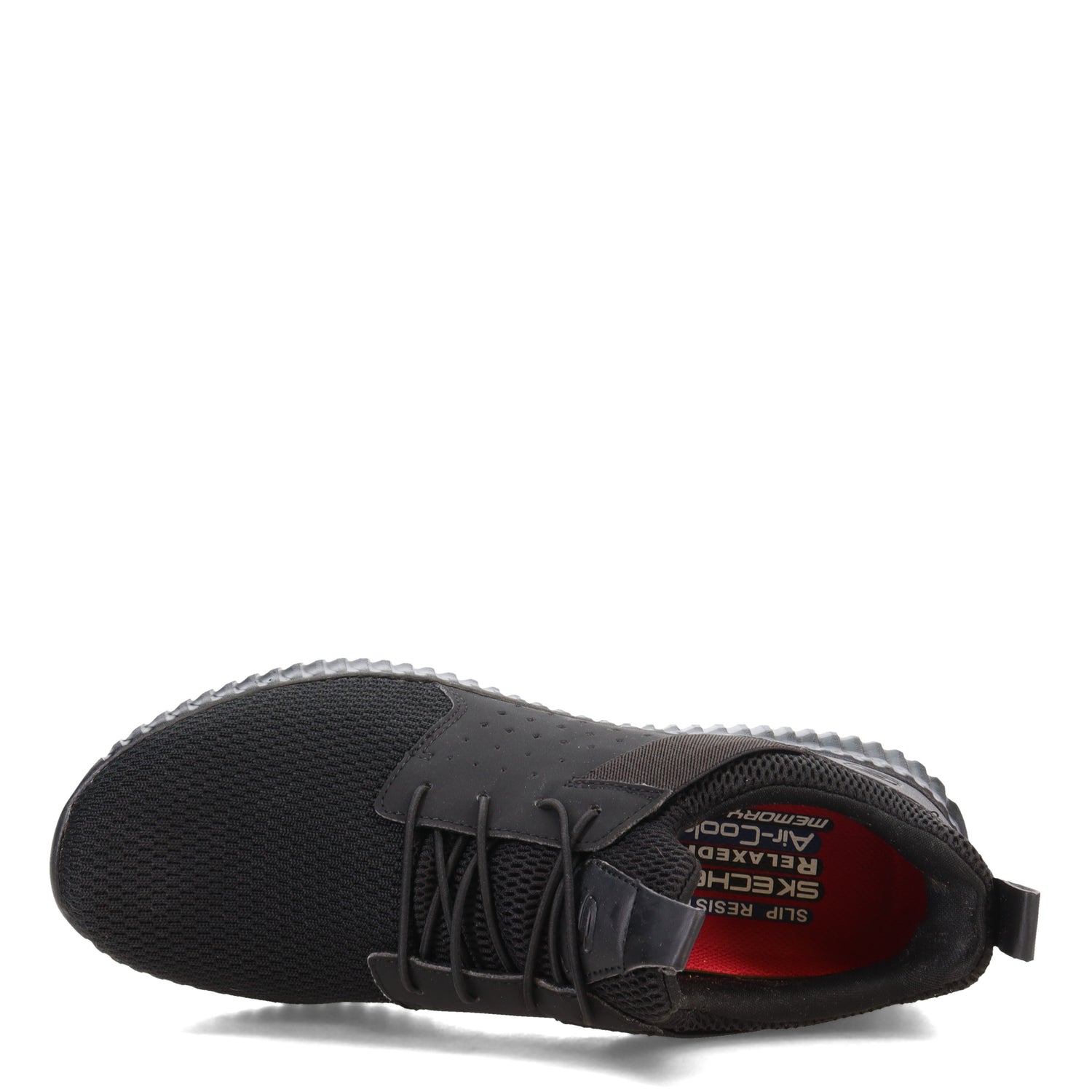 Peltz Shoes  Men's Skechers Work Relaxed Fit: Cessnock - Niehart SR Work Shoe Black 77521-BLK