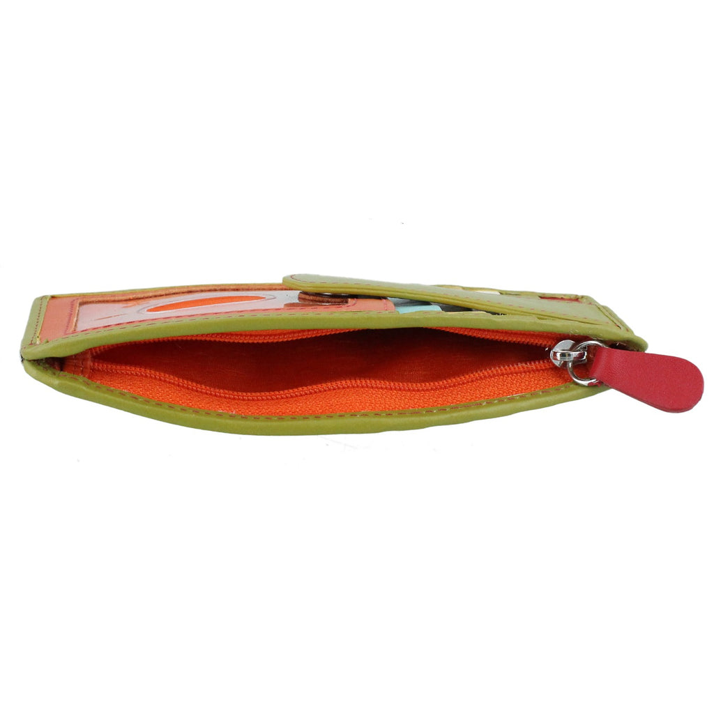 Women's ILI, Leather Credit Card Wallet