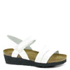 Peltz Shoes  Women's Naot Kayla Sandal White 7806-024