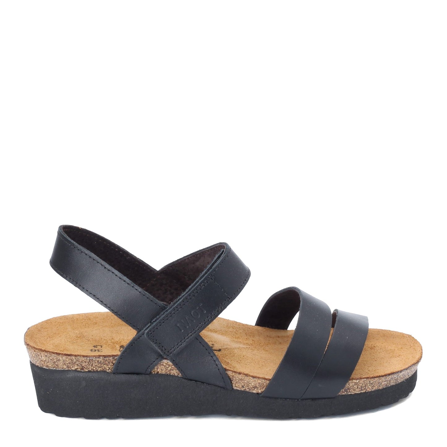 Peltz Shoes  Women's Naot Kayla Sandal BLACK MATTE 7806-034