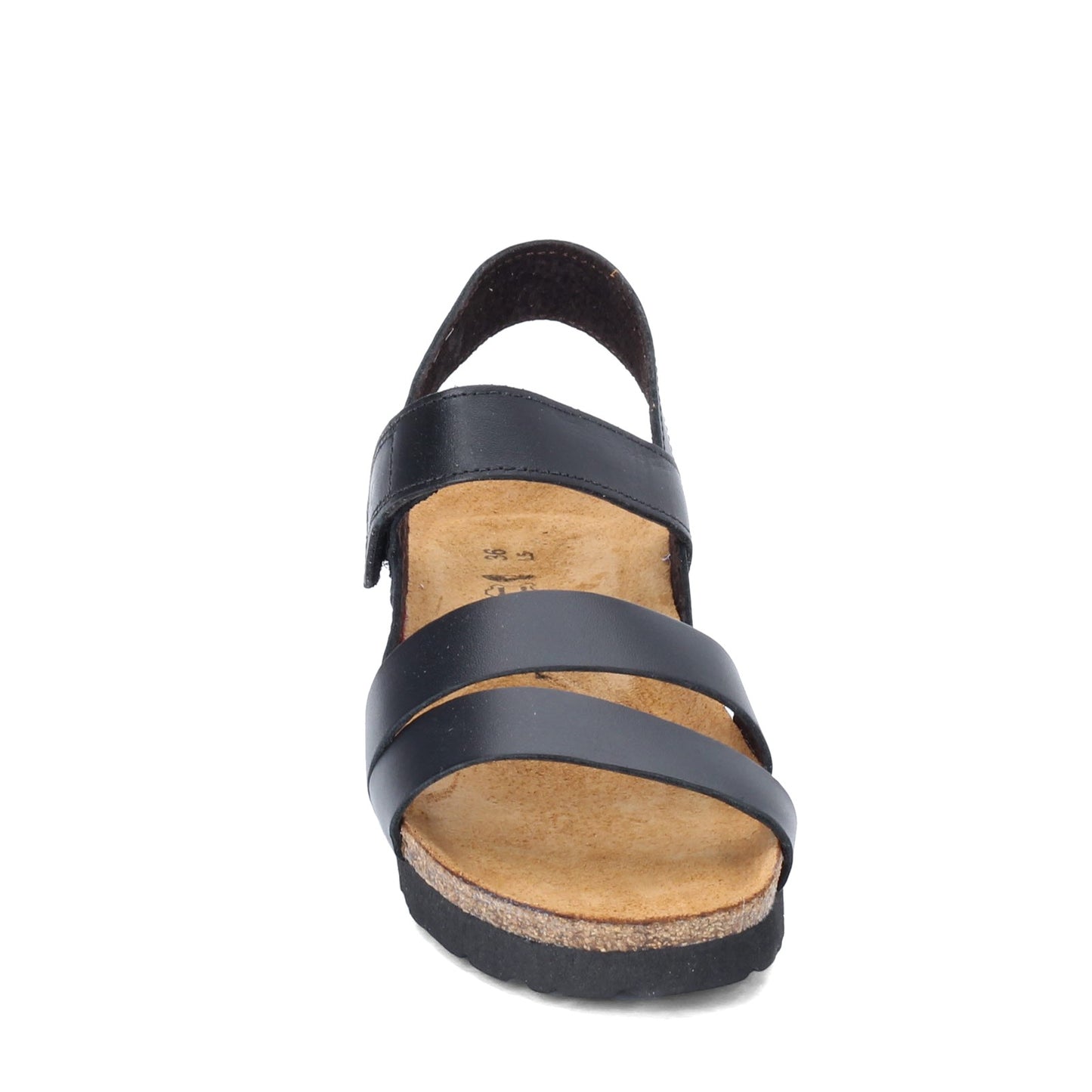 Peltz Shoes  Women's Naot Kayla Sandal BLACK MATTE 7806-034
