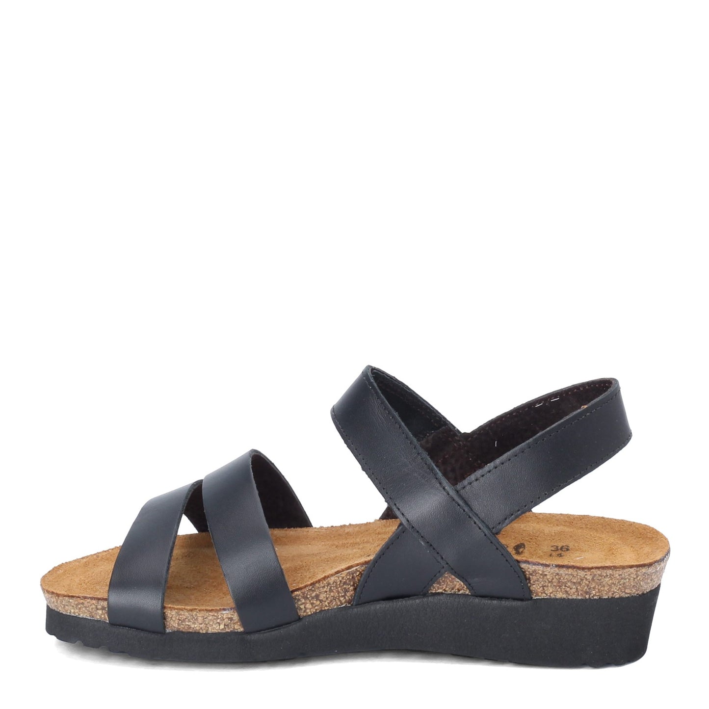 Peltz Shoes  Women's Naot Kayla Sandal BLACK MATTE 7806-034
