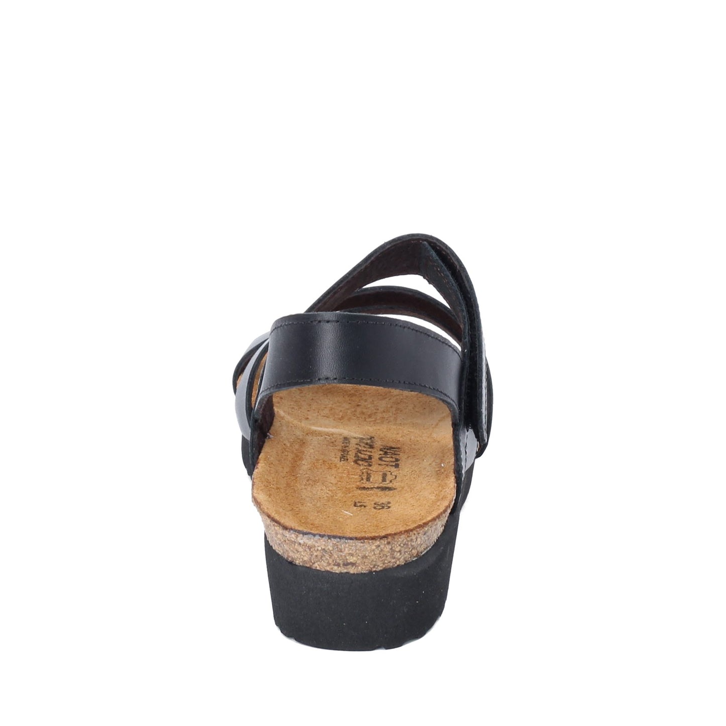 Peltz Shoes  Women's Naot Kayla Sandal BLACK MATTE 7806-034