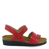 Peltz Shoes  Women's Naot Kayla Sandal Kiss Red 7806-C60