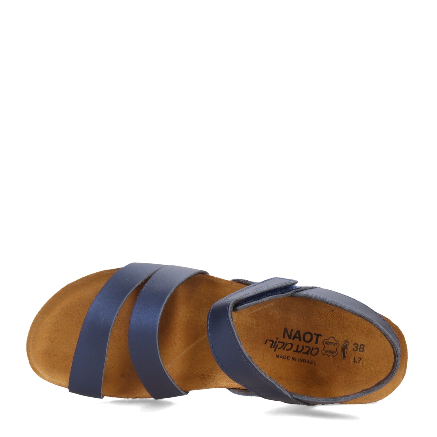 Peltz Shoes  Women's Naot Kayla Sandal Blue 7806-D11