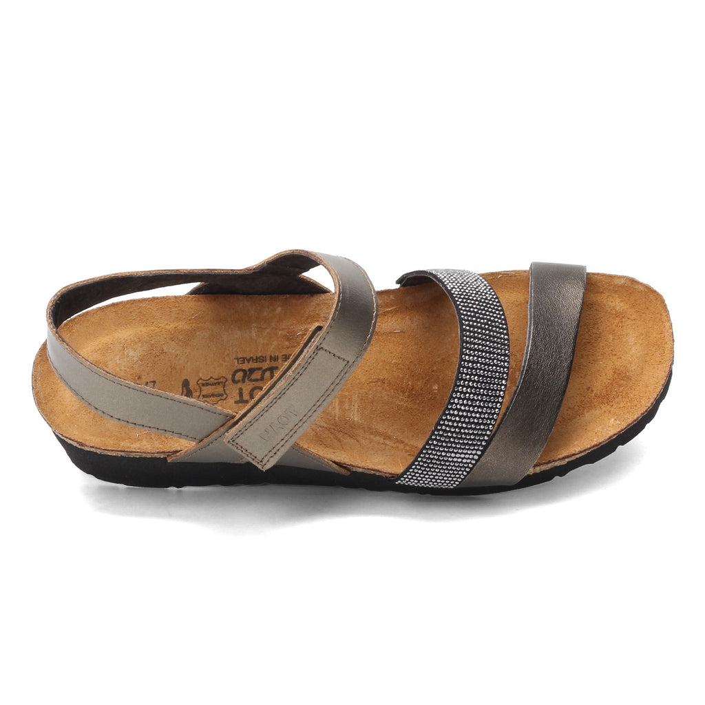 Women's Naot Krista Sandal PEWTER 7807-NCS
