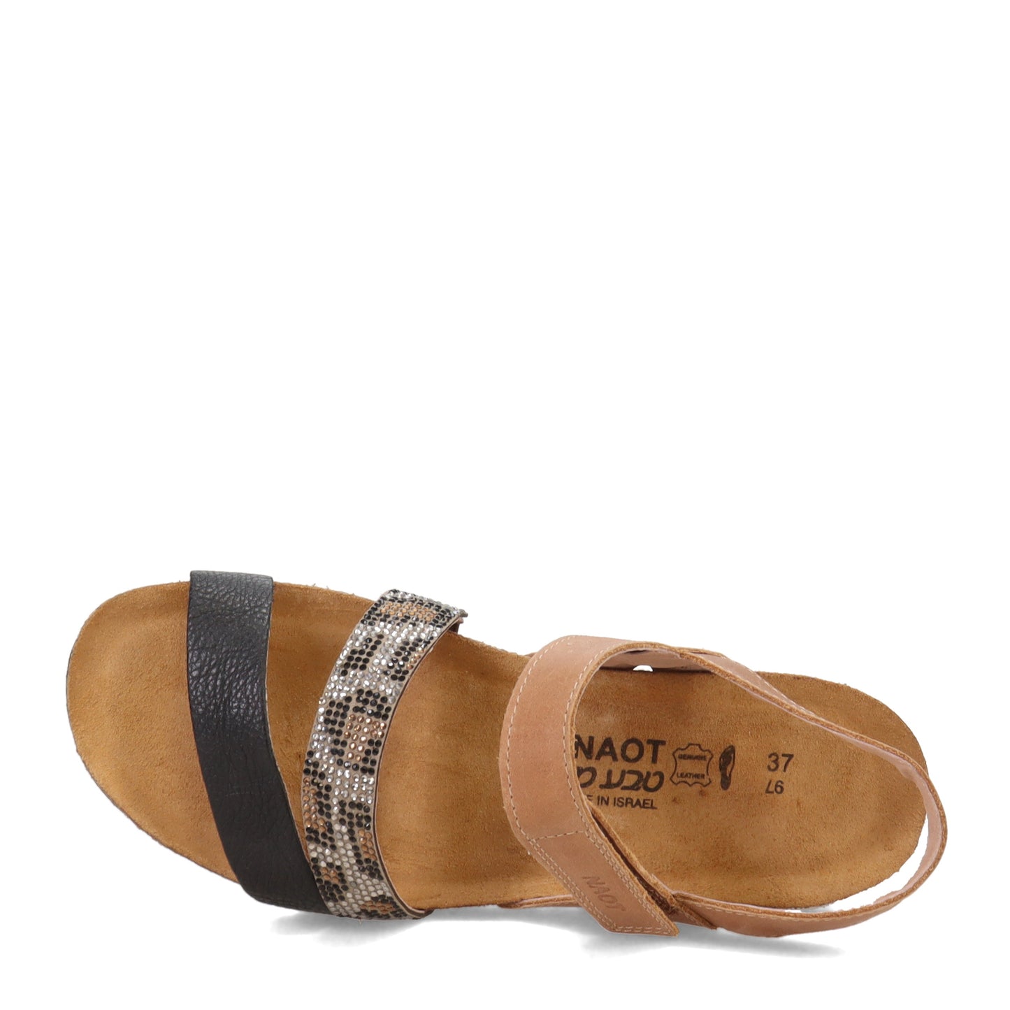 Peltz Shoes  Women's Naot Krista Sandal LATTE 7807-SKM