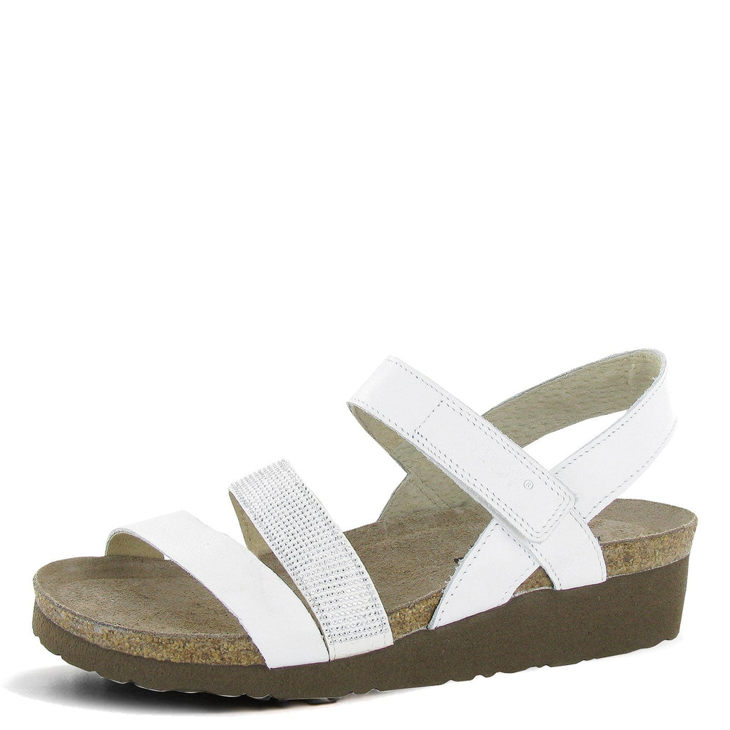Women's Naot Krista Sandal WHITE LEATHER 7807-WB4