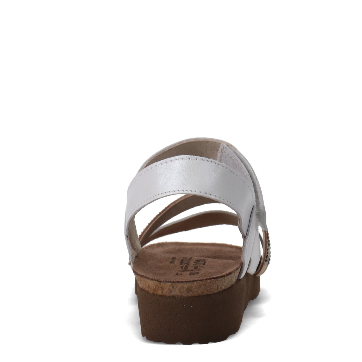 Peltz Shoes  Women's Naot Krista Sandal WHITE SILVER 7807-WDU