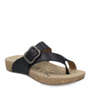 Peltz Shoes  Women's Josef Seibel Tonga 77 Sandal BLACK 78577-815100