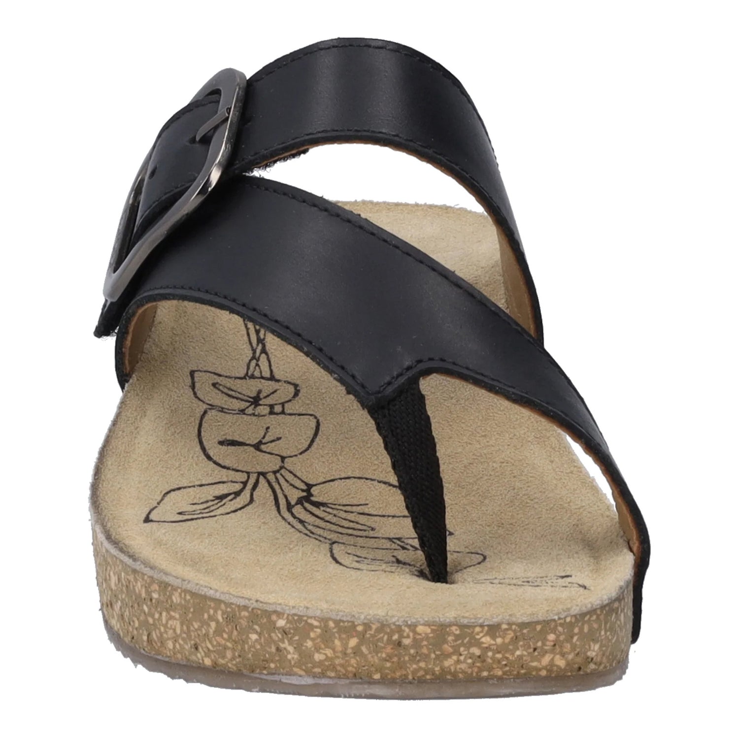 Peltz Shoes  Women's Josef Seibel Tonga 77 Sandal BLACK 78577-815100
