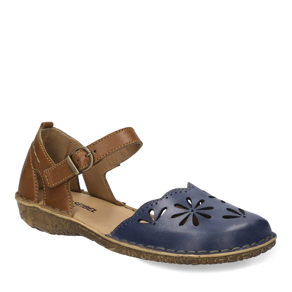 Women's Josef Seibel Rosalie 04 Sandal NAVY TAN 79504-476555