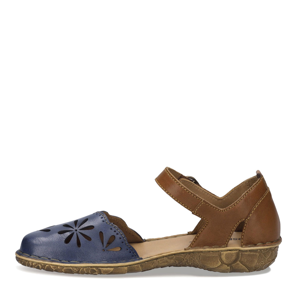 Women's Josef Seibel Rosalie 04 Sandal NAVY TAN 79504-476555