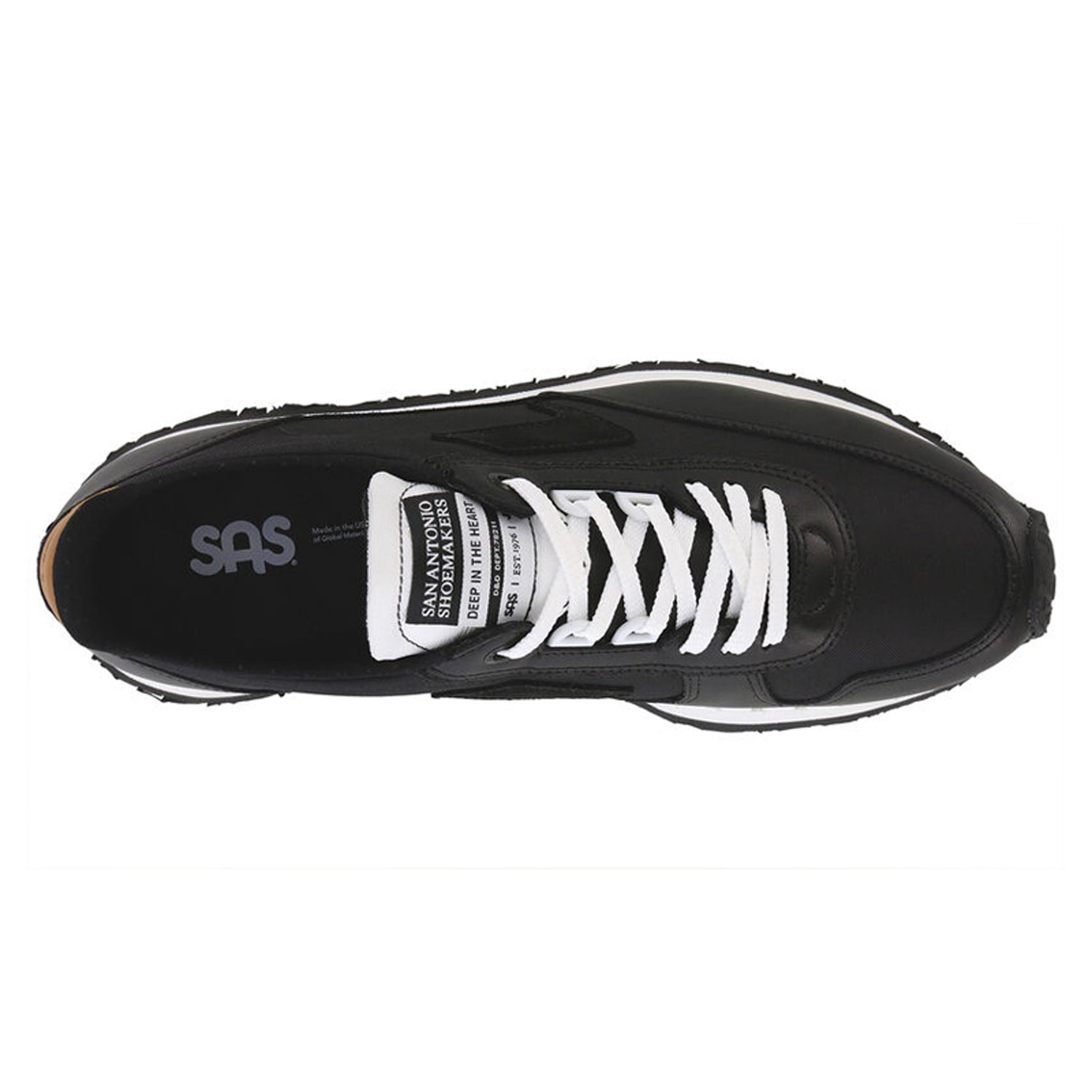 Peltz Shoes  Men's SAS 7eventy6ix Sneaker BLACK 7EVENTY6IX-Y R