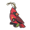Peltz Shoes  Chala Key Fob Coin Purse Red 806CD0