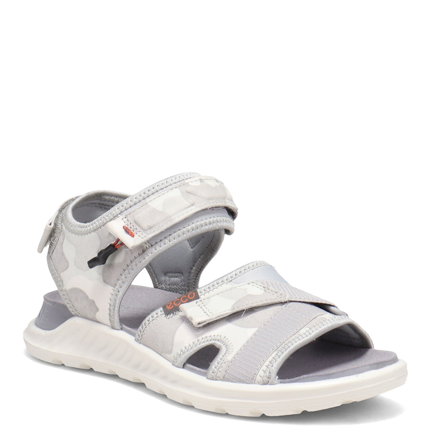 Peltz Shoes  Women's Ecco Exowrap 3 Sandal WHITE 811803-57876