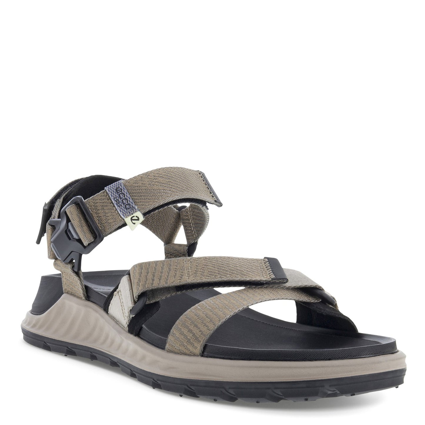 Peltz Shoes  Men's Ecco Exowrap 3S Sandal MOONROCK 811844-60421