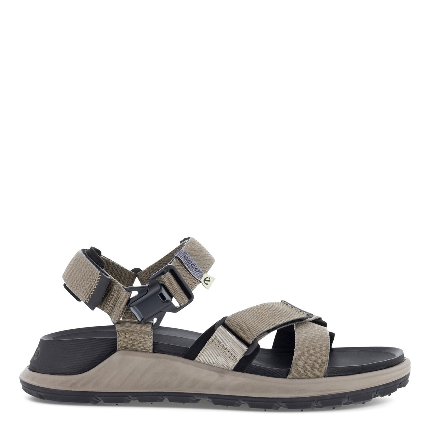 Peltz Shoes  Men's Ecco Exowrap 3S Sandal MOONROCK 811844-60421