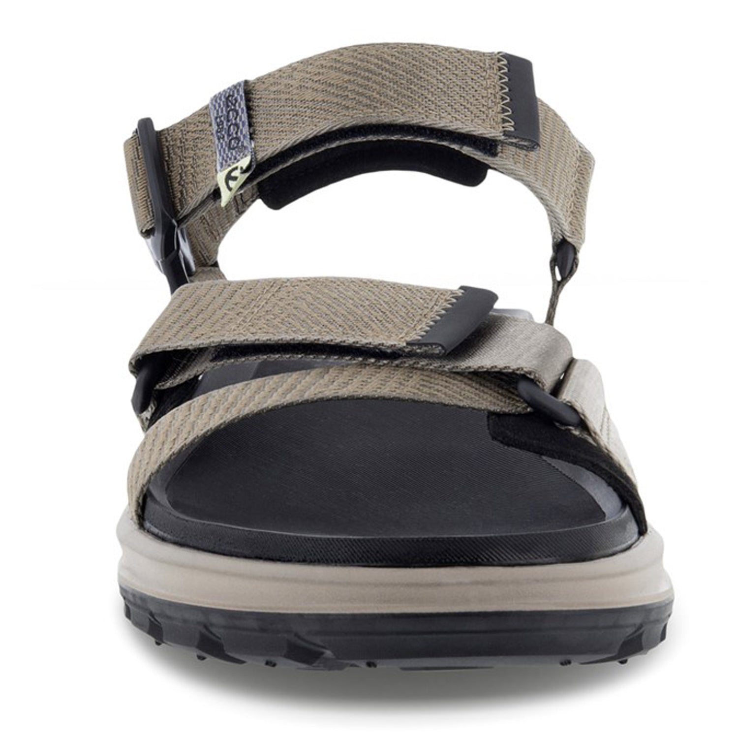 Peltz Shoes  Men's Ecco Exowrap 3S Sandal MOONROCK 811844-60421