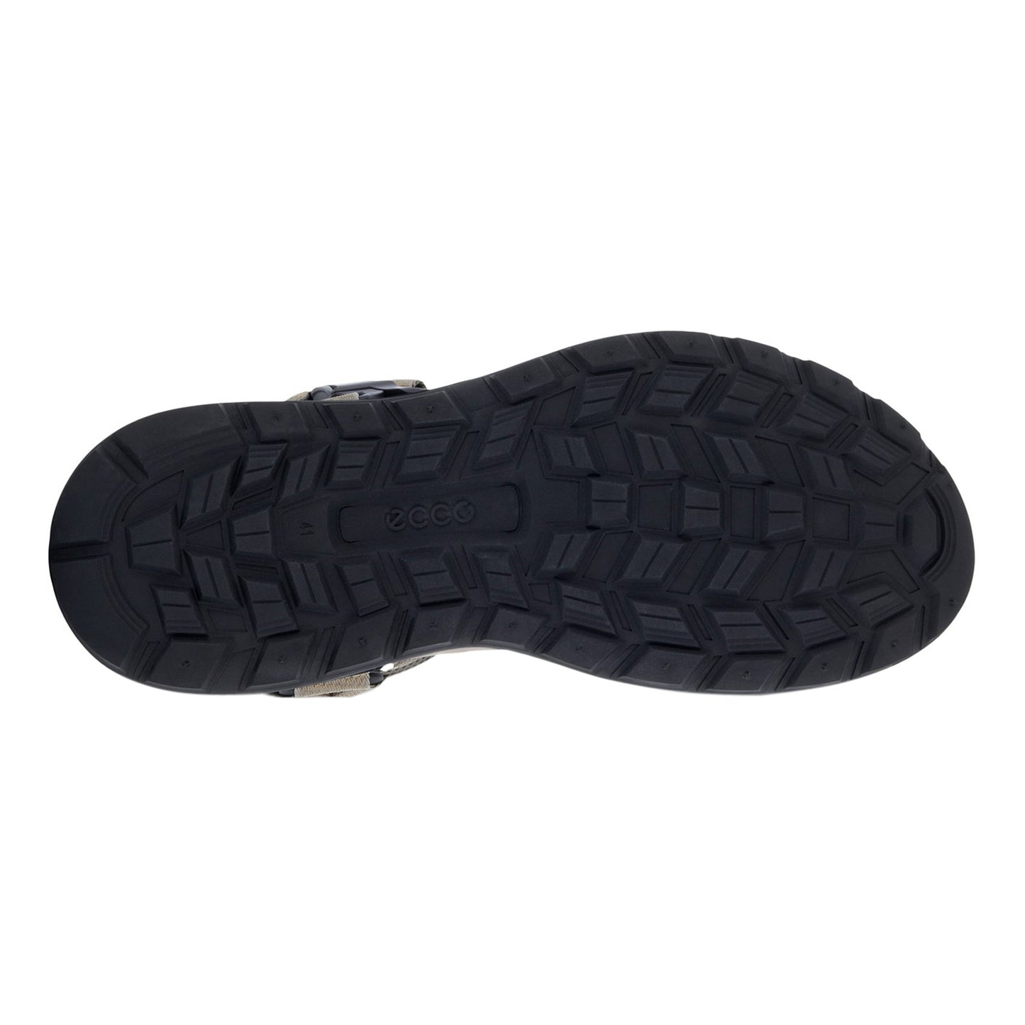 Peltz Shoes  Men's Ecco Exowrap 3S Sandal MOONROCK 811844-60421