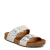 Peltz Shoes  Women's Haflinger Andrea Sandal BEIGE MULTI 819016-1633