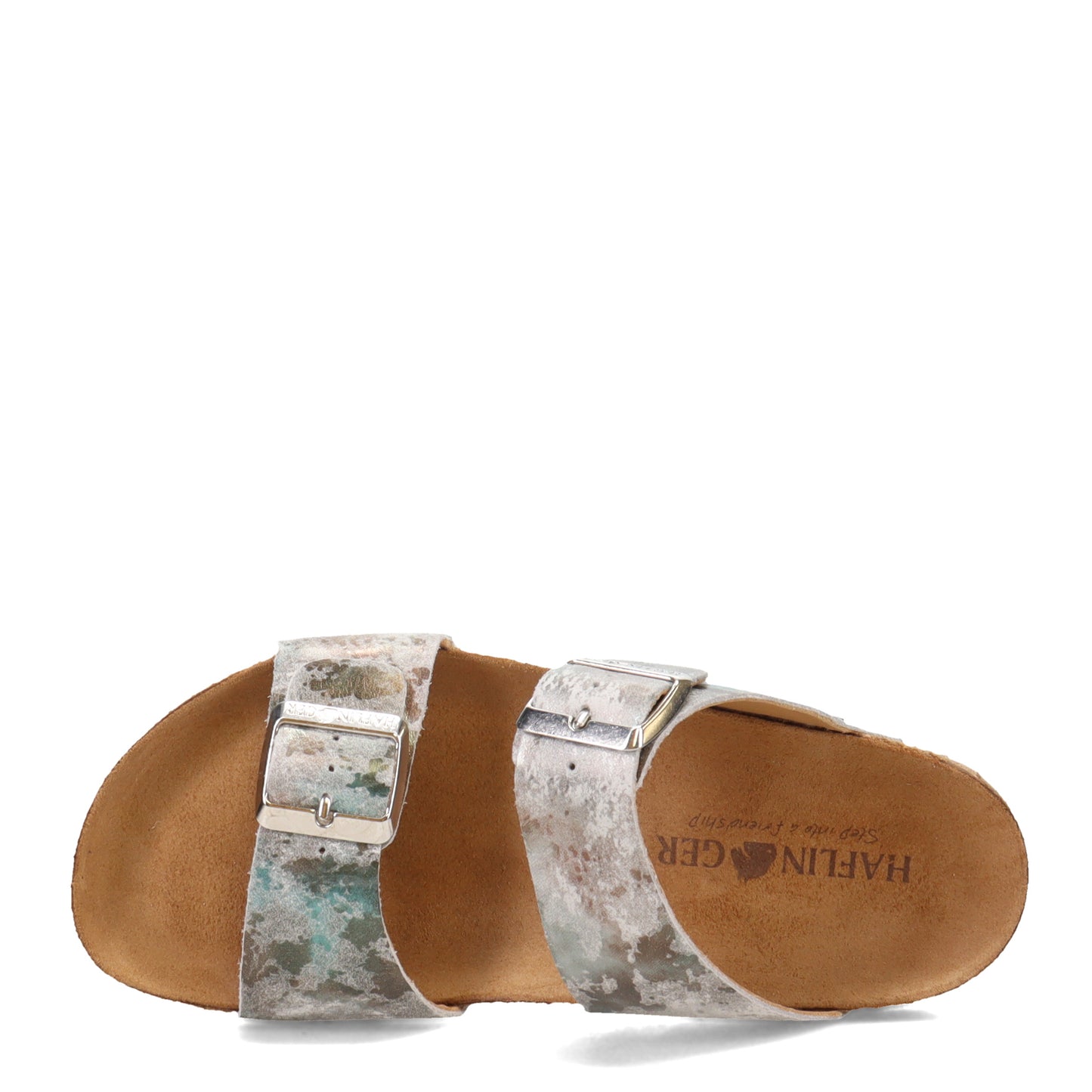 Peltz Shoes  Women's Haflinger Andrea Sandal LIME 819016-1674