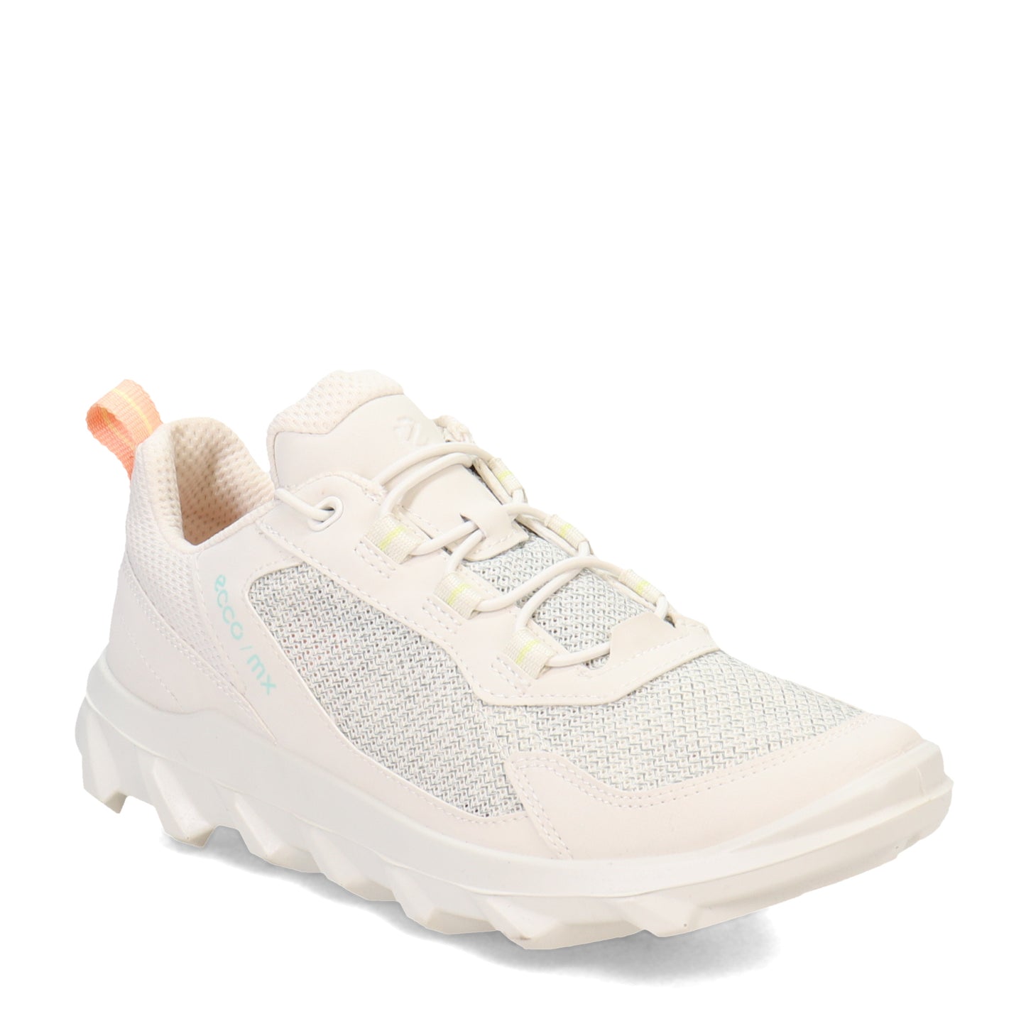 Peltz Shoes  Women's Ecco MX Breathru Hiking Shoe White/Concrete 820263-60330