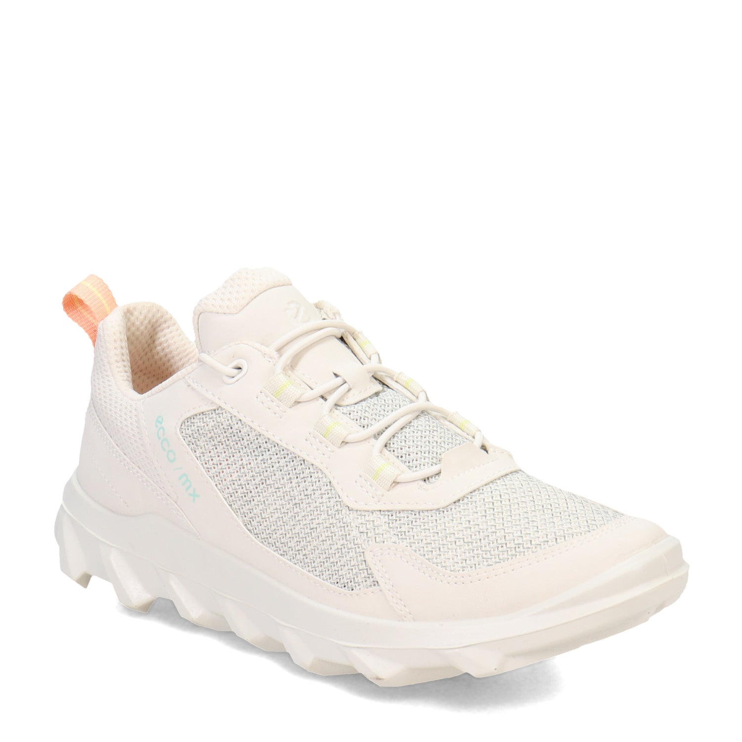 Peltz Shoes  Women's Ecco MX Breathru Hiking Shoe White/Concrete 820263-60330