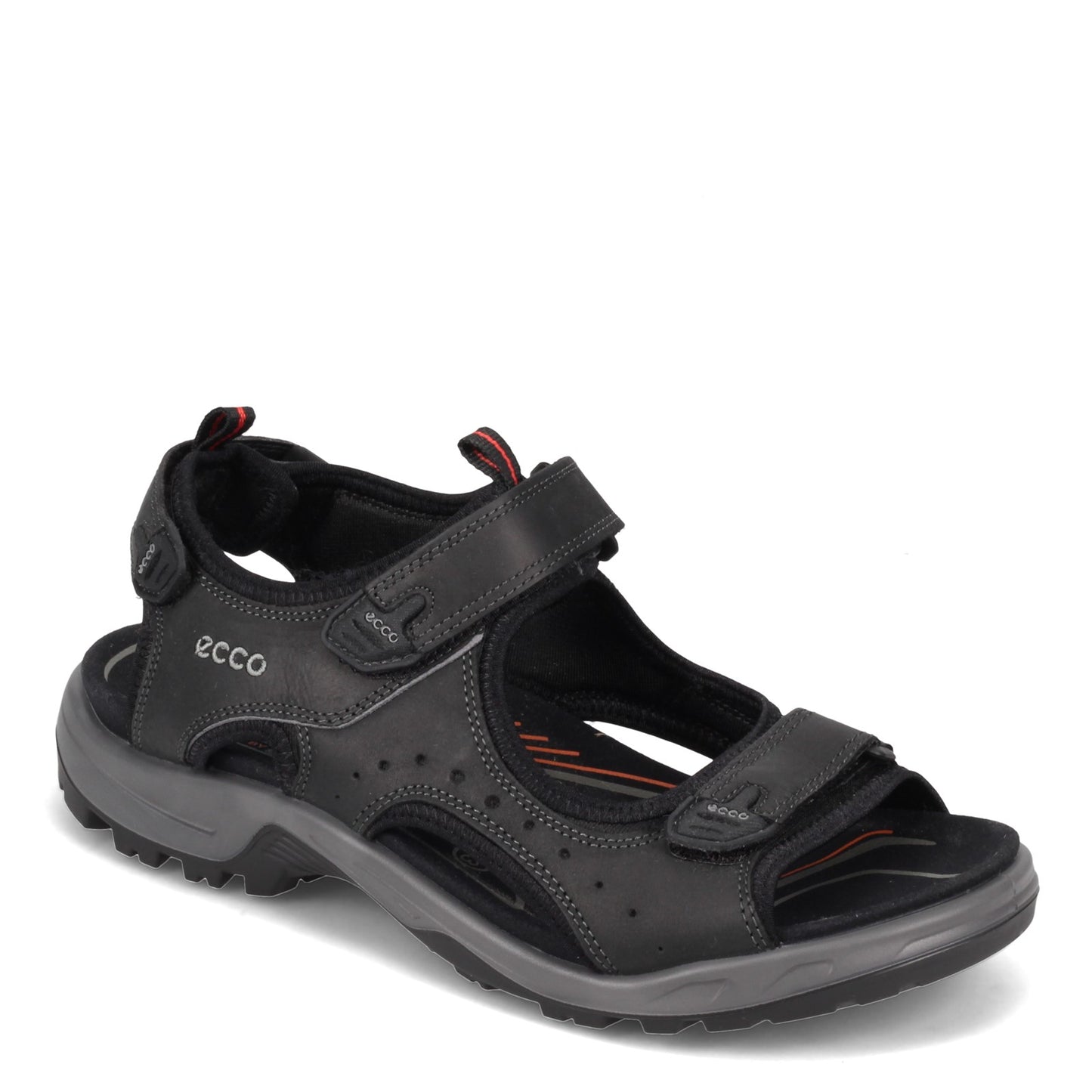 Peltz Shoes  Men's Ecco Offroad Andes II Sandal BLACK 822044-12001