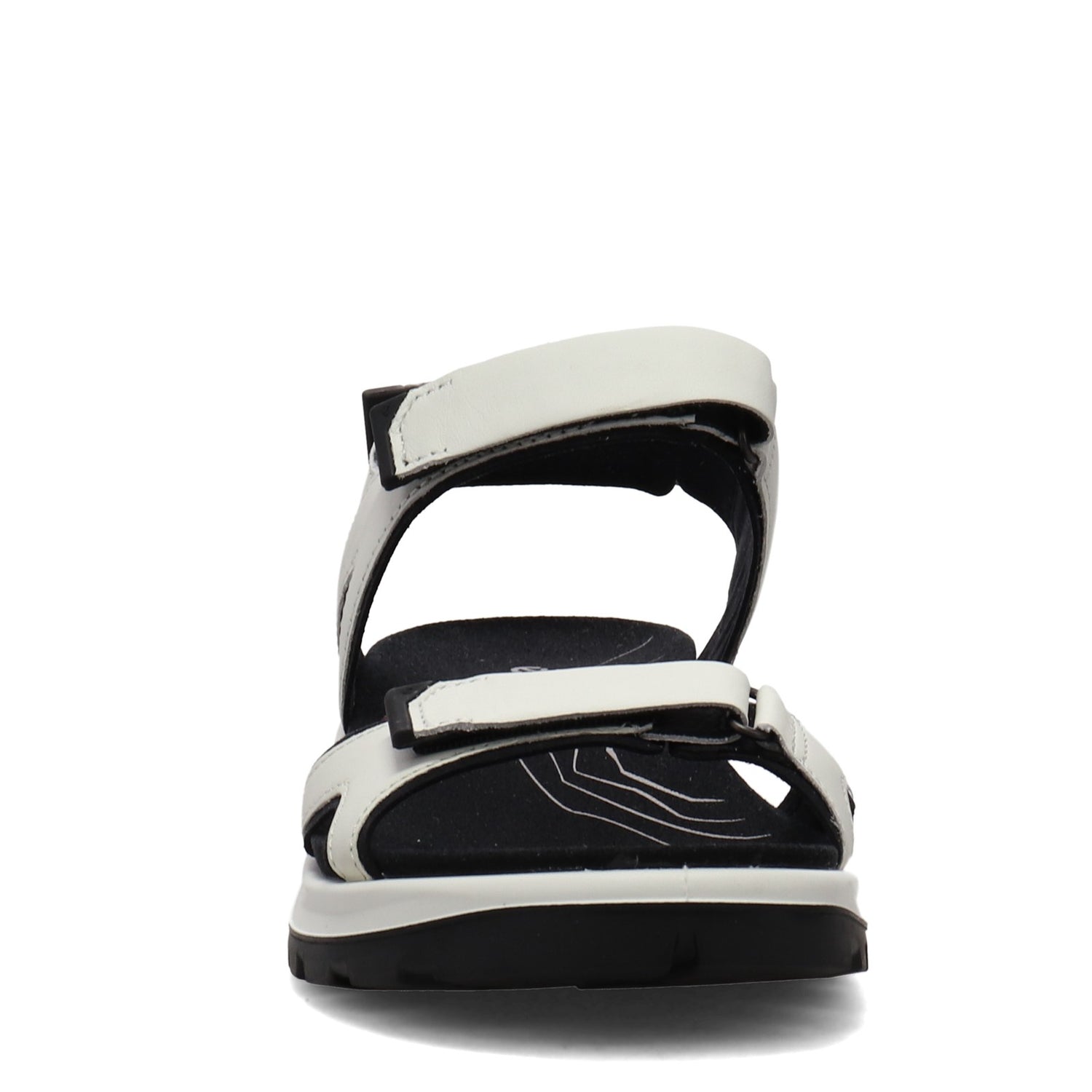 Peltz Shoes  Women's Ecco Yucatan Offroad 2.0 Sandal WHITE 822153-01007