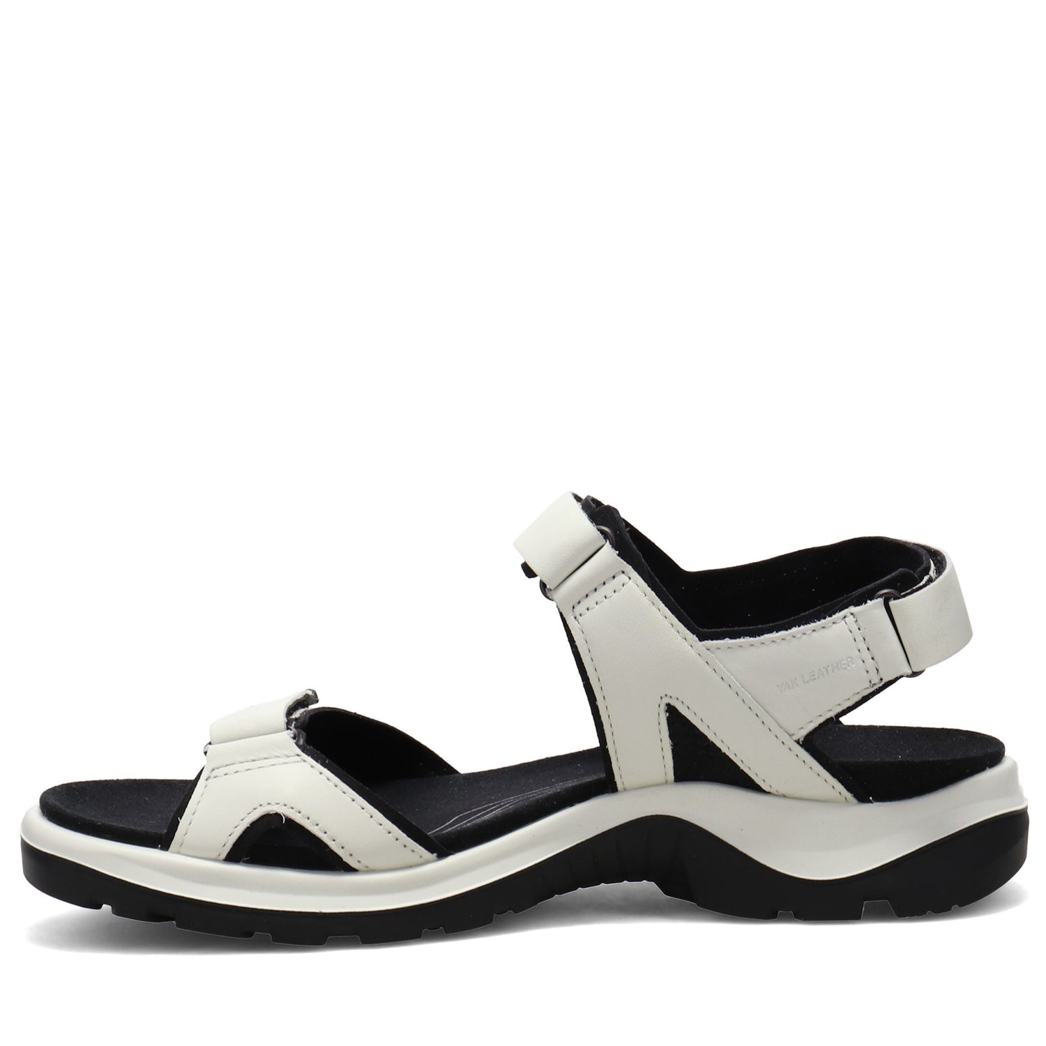 Peltz Shoes  Women's Ecco Yucatan Offroad 2.0 Sandal WHITE 822153-01007