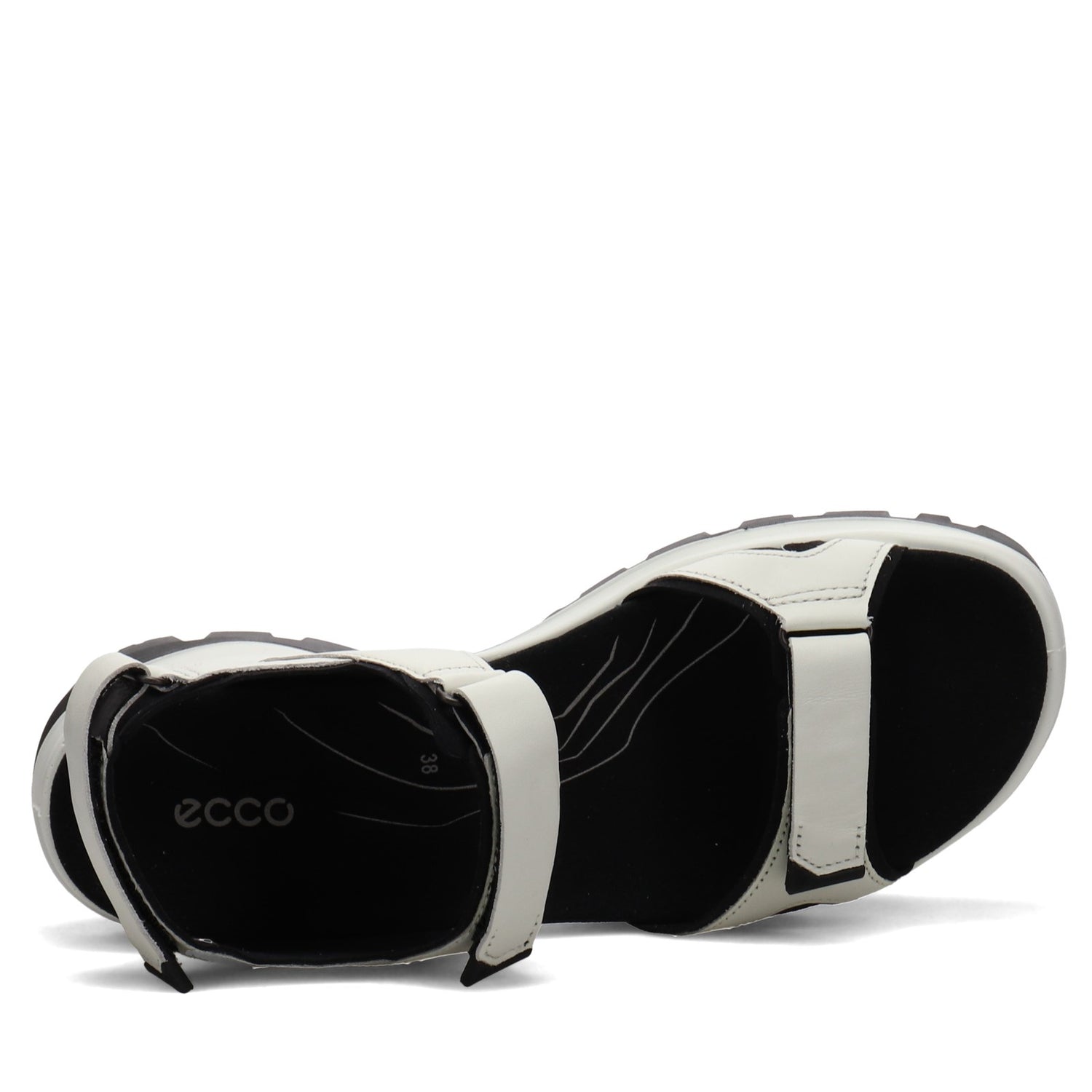 Peltz Shoes  Women's Ecco Yucatan Offroad 2.0 Sandal WHITE 822153-01007